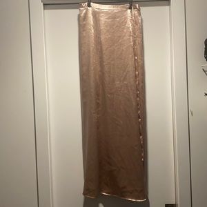 Size Medium Pink Satin Skirt